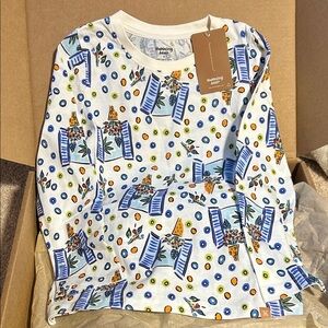 100% Organic Cotton- Humming Bear shirt with Colorful Print